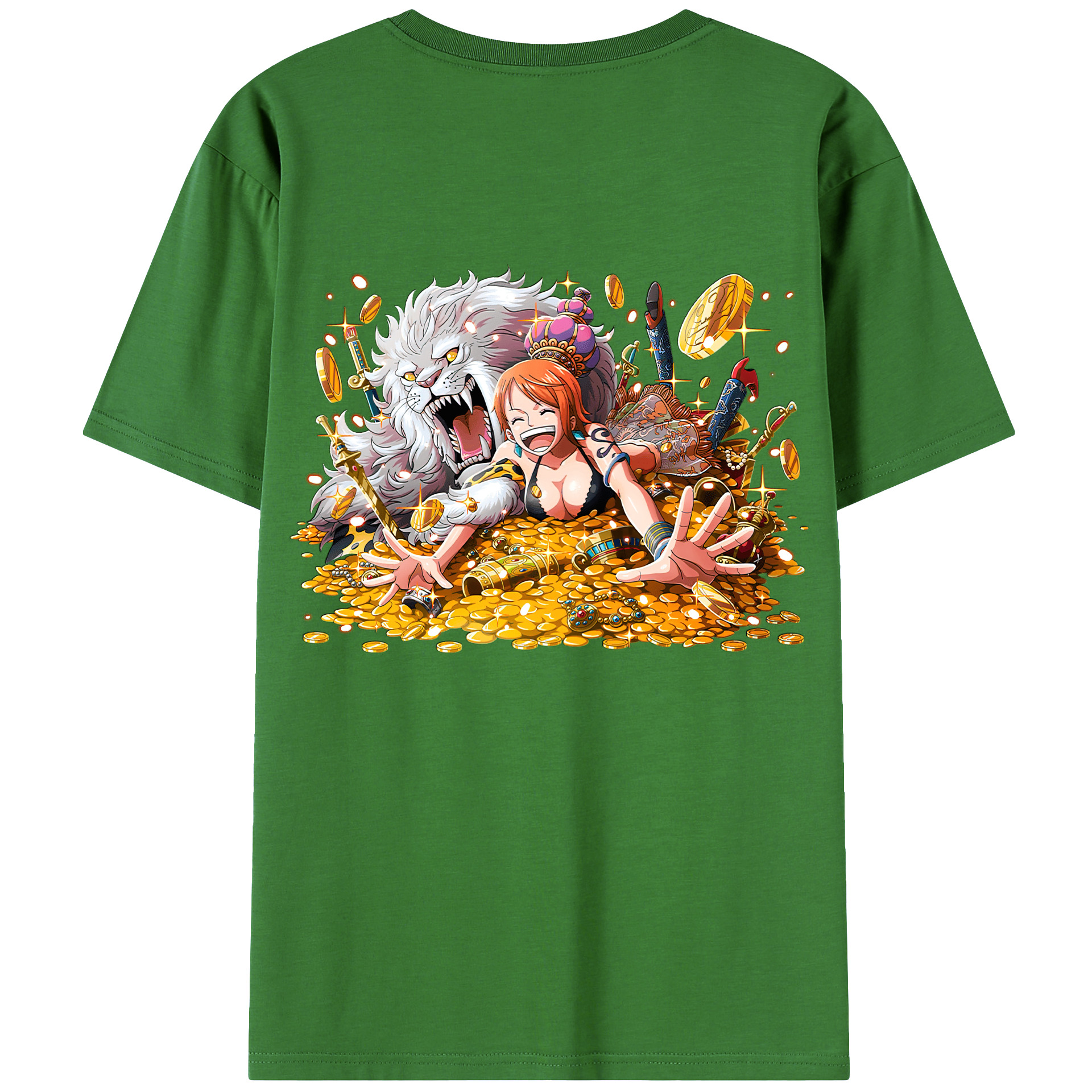 （画像用） ワンピース ナミ ONE PIECE Nami レディース半袖Tシャツ(バックプリント)